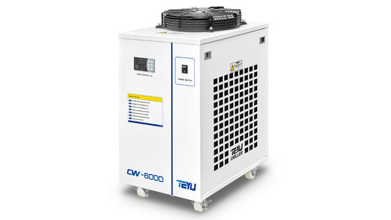 CW-6000 Industrial Water Cooled Chiller System 3140W Cooling Capacity