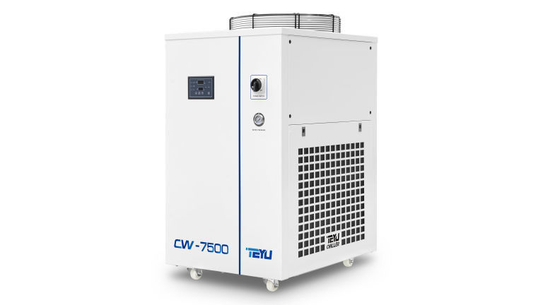CW-7500 Industrial Chiller Unit 18000W Intelligent Temperature Control Portable Chiller Unit